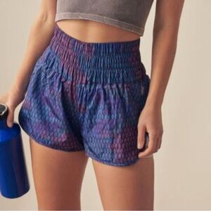 NWOT Free People The Way Home Shorts in Move Buti Marianas Combo Purple Small
